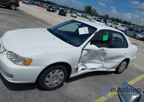 2001 Toyota Corolla S from USA, damaged, VIN 1NXBR12E01Z550575
